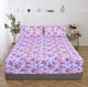 Linen Home Pink Floral Bed Sheet