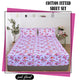 Linen Home Pink Floral Bed Sheet