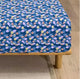 Linen Home Blue And Multi Floral Print Bed Sheet