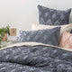Park Avenue Medallion Vintage Tufted Quilt Cover Blue