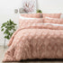 Park Avenue Medallion Vintage Tufted Quilt Cover Blush