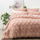 Park Avenue Medallion Vintage Tufted Quilt Cover Blush