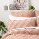 Park Avenue Medallion Vintage Tufted Quilt Cover Blush