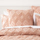 Park Avenue Medallion Vintage Tufted Quilt Cover Blush