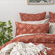 Park Avenue Medallion Vintage Tufted Quilt Cover Auburn