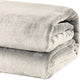 Renee Taylor Mink Blanket Acrylic Queen/King Taupe