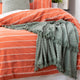 Renee Taylor Hudson vintage Cotton Chenille Quilt cover Paprika