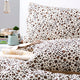 Park Avenue Snow Leopard Flannelette Quilt Cover set