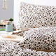 Park Avenue Snow Leopard Flannelette Quilt Cover set