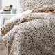 Park Avenue Snow Leopard Flannelette Quilt Cover set