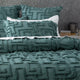 Renee Taylor Riley Quilt Cover Tufted Cotton Chenille Set Mineral