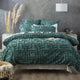 Renee Taylor Riley Quilt Cover Tufted Cotton Chenille Set Mineral