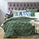 Park Avenue Medallion Vintage Tufted Quilt Cover Sage