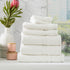 Renee Taylor Stella Bamboo Towel Sets White
