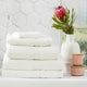 Renee Taylor Stella Bamboo Towel Sets White