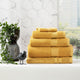 Renee Taylor Stella Bamboo Towel Sets Mustard