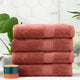 Renee Taylor Stella Bamboo Towel Sets Brick