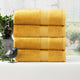 Renee Taylor Stella Bamboo Towel Sets Mustard