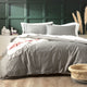 Park Avenue Bamboo Quilt Cover set 500 Thread count Charcoal