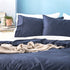 Park Avenue Bamboo Quilt Cover Set 500 Thread Count Indigo