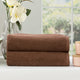 Renee Taylor Cobblestone Ribbed Bath Towel Sets Toffee