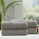 Renee Taylor Cobblestone Ribbed Bath Towel Sets Platinum