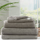 Renee Taylor Cobblestone Ribbed Bath Towel Sets Platinum