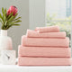 Renee Taylor Cobblestone Ribbed Bath Towel Sets Blush