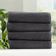 Renee Taylor Cobblestone Ribbed Bath Towel Sets Granite