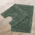 Renee Taylor Bath Mat 2 Piece Tufted Bath Mat set Sage