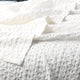 Renee Taylor Waffle Blanket Lexico White