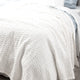 Renee Taylor Waffle Blanket Lexico White