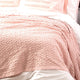 Renee Taylor Waffle Blanket Lexico Rose