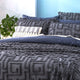 Renee Taylor Bed Cover Riley Tufted Cotton Slate