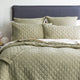 Renee Taylor Linen Stonewashed Coverlet Cavallo Jade