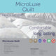 Renee Taylor Microluxe Down Alternate Quilt With Premium Microfiber Filling