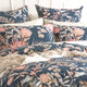 Renee Taylor Waratah Midnight Quilt cover set 300 Thread Count Cotton Reversible