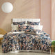 Renee Taylor Waratah Midnight Quilt cover set 300 Thread Count Cotton Reversible