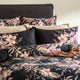 Renee Taylor Grevillea Onyx Quilt cover set 300 Thread Count Cotton Reversible