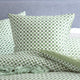 Renee Taylor Chessboard Sage Quilt cover set 300 Thread Count Cotton Reversible
