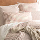 Renee Taylor Vintage washed Alison Quilted Coverlet Set Clay