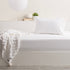 Park Avenue Bamboo Cotton Fitted Sheet & pillowcase Set White