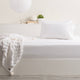 Park Avenue Bamboo Cotton Fitted Sheet & pillowcase Set White