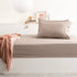 Park Avenue Bamboo Cotton Fitted Sheet & pillowcase Set Pewter