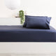 Park Avenue Bamboo Cotton Fitted Sheet & pillowcase Set Indigo