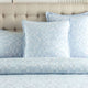 Renee Taylor Jervis Checks Jacquard Quilt Cover Set French Blue