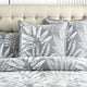 Renee Taylor Raven Jacquard Quilt cover set Charcoal