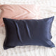 Renee Taylor Silk Pillowcase Navy