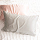 Renee Taylor Silk Pillowcase Silver