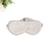Renee Taylor Silk Eye Mask Silver